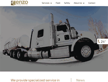 Tablet Screenshot of enzoenergyservices.ca